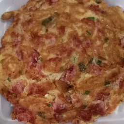ข้าวไข่เจียวแหนม