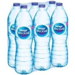 [ 6 ขวด ] น้ำดื่ม เนสท์เล่ 1,500 มล. Nestle Drinking Water 1,500 ml