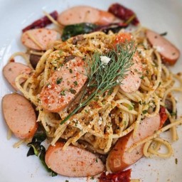 พริกแห้งไส้กรอก