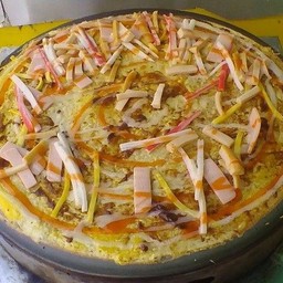 ชีส+ไข่+พริกเผา+แฮม+ไส้กรอก+ปูอัด