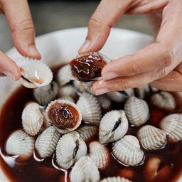 หอยแครงดองน้ำปลากวน