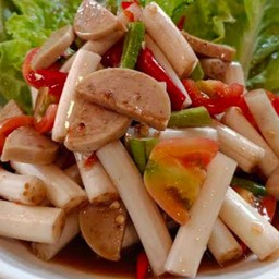 ยำไหลบัว หมูยอ