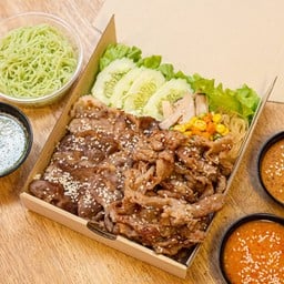 MeatMeet Set ลูกหมูสามตัวแบบย่างให้