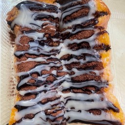 ปังปิ้งเนยโอวัลตินราดช็อกโกแลต+นม