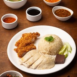 ข้าวมันไก่ผสม