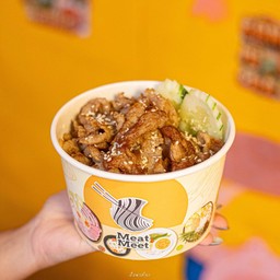 ย่างให้ทานคนเดียว หมาล่า ( หมูหมัก+ตับหมู )