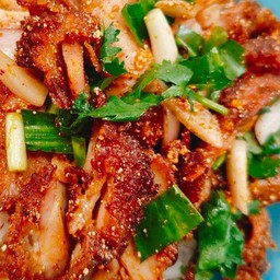 ยำไก่แซบ(เป็นกับข้าว)