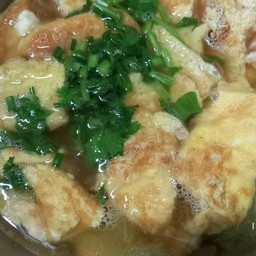 แกงจืดไข่น้ำหมูสับ