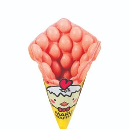 วาฟเฟิลฮ่องกงรสสตรอเบอรี่ (Delivery)