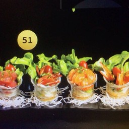 51.ยำแซลมอน+ทูน่า+หอยปีกนก+ปูอัด