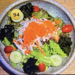 94.สลัดปูอัด+ไข่กุ้ง