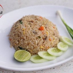 Fried Rice With Small Pork