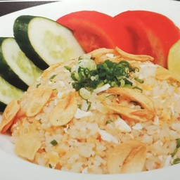 2606.KAO PAT KATIAMGarlic Fried Rice ข้าวผัดกระเทียม
