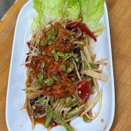 ตำปู-ปลาร้า หอยดอง