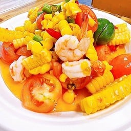 ตำข้าวโพดกุ้งลวก