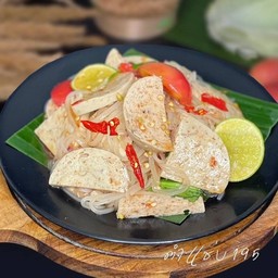 ตำเส้นเล็กหมูยอ