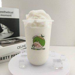 น้ำมะพร้าวน้ำหอมปั่นนมสดฮอกไกโด