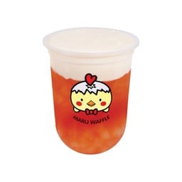 ชาผลไม้รวม เพิ่มไข่มุกบุก+วิปชีส