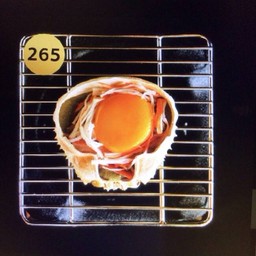 265.มันปูย่างเนื้อปูอัดท็อปไข่แดงญี่ปุ่น