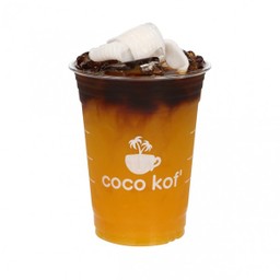 เย็น--อเมริกาโน่มะพร้าว น้ำส้มสด