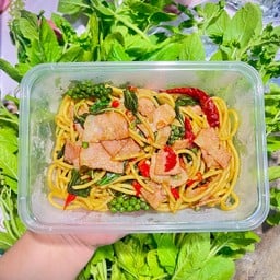 สปาเก็ตตี้ขี้เมาเบคอน