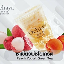 ชาเขียวพีชโยเกิร์ต