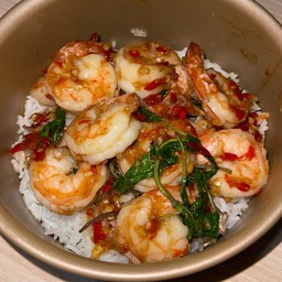 กะเพรากุ้ง จุกๆ