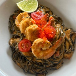 สปาเก็ตตี้ซอสต้มยำกุ้ง