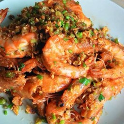 กุ้งผัดพริกเกลือ