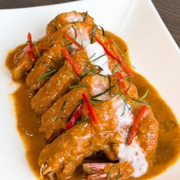 กุ้งทอดฉู่ฉี่