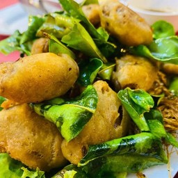 ไส้อ่อนทอดสมุนไพร