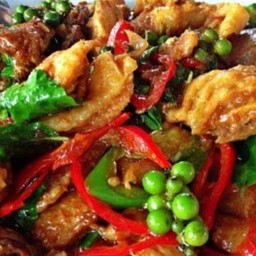 ผัดเผ็ดหมูป่า