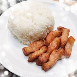 ข้าวหมูทอด ข้าวไก่ย่าง รสเด็ด