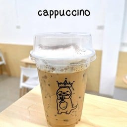คาปูชิโน่เย็น (กาแฟสด)