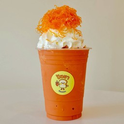 ชาใต้ปั่นวิปครีมฝอยทอง