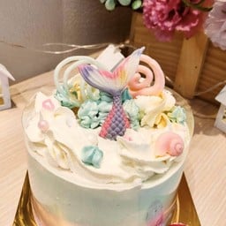 Little mermaid cake  ขนาด ครึ่งปอนด์*