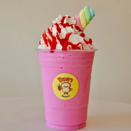 นมเย็นปั่นวิปครีมมาร์ชเมลลโล่