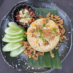 ข้าวผัดกากหมู