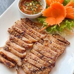 คอหมูย่างรสแซ่บ