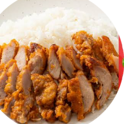 ข้าวไก่ทอด น้ำจิ้มไก่