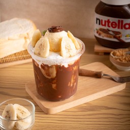 ปังโทสต์ใจบาง(กล้วยไอศครีมนูเทลล่า)