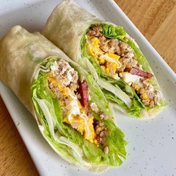 Kai Kaha Wrap ไข่กะทะม้วนผัก