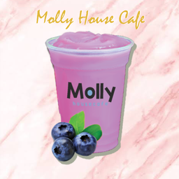 บลูเบอร์รี่ สมูทตี้ มิลค์