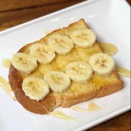 ปังปิ้งแผ่น-บานาน่าฮันนี่