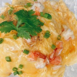 ข้าวไข่ข้นกุ้ง
