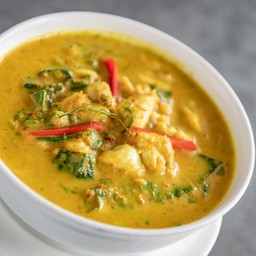 แกงปูใบชะพลู (เนื้อปูหวี)