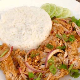 ข้าวยำไก่แซ่บ