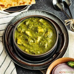Palak paneer ผักขมชีสอินเดียสูตรต้นตำรับ spinach with cheese cube