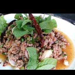 ลาบเนื้อขม สุก