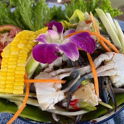 ยำปูม้า(ปลาร้าไม่ปลาร้าแจ้งด้วย)